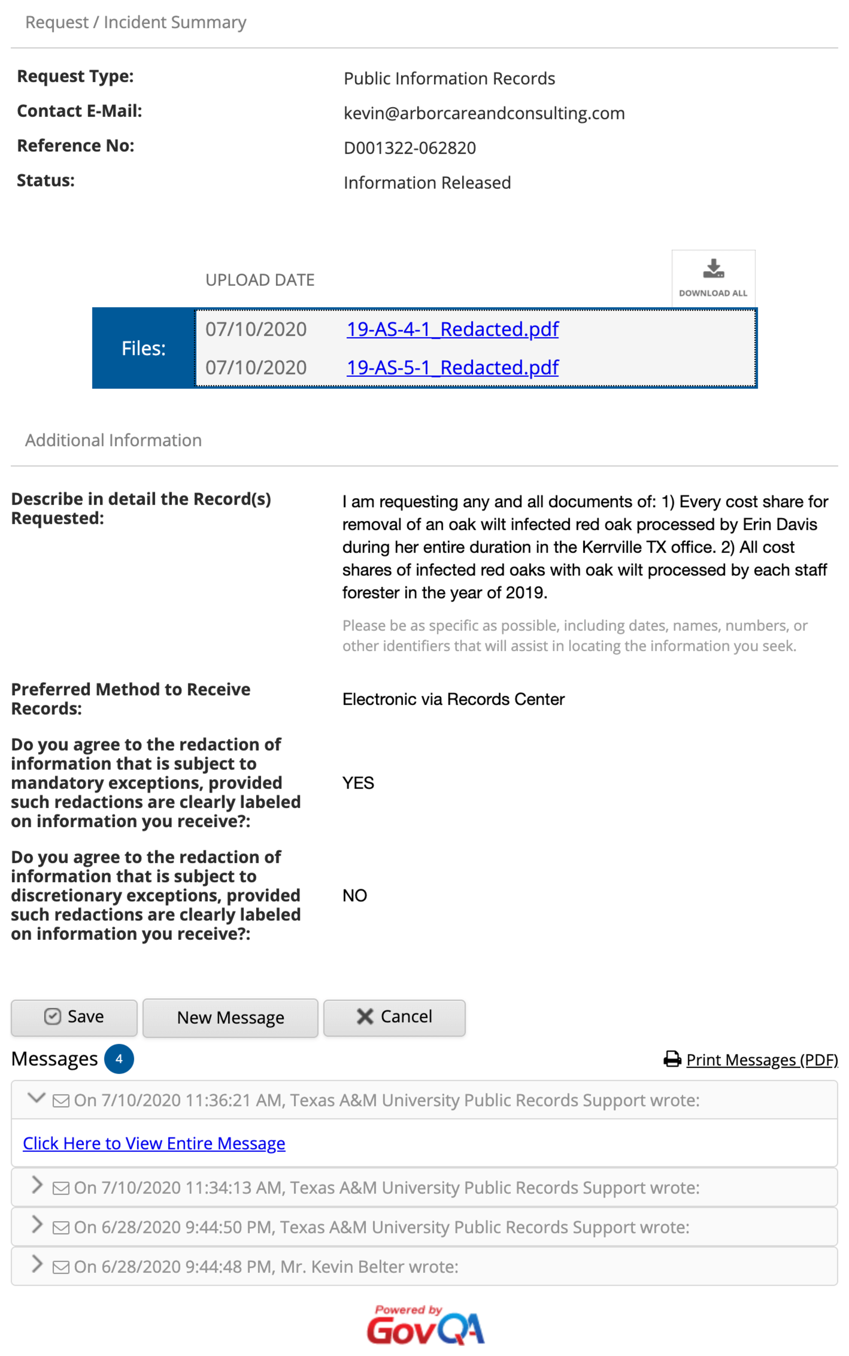 Public Information Records Oak Wilt 17