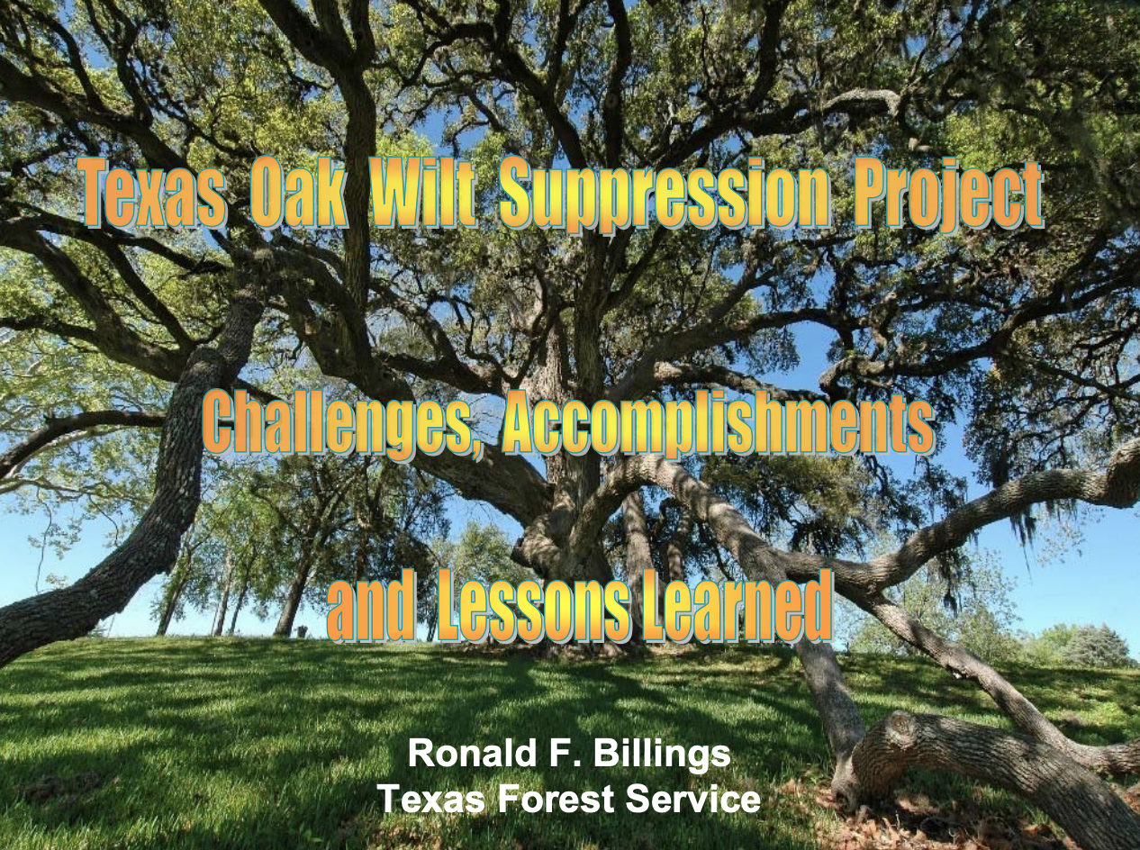 Texas Oak Wilt Suppression Project