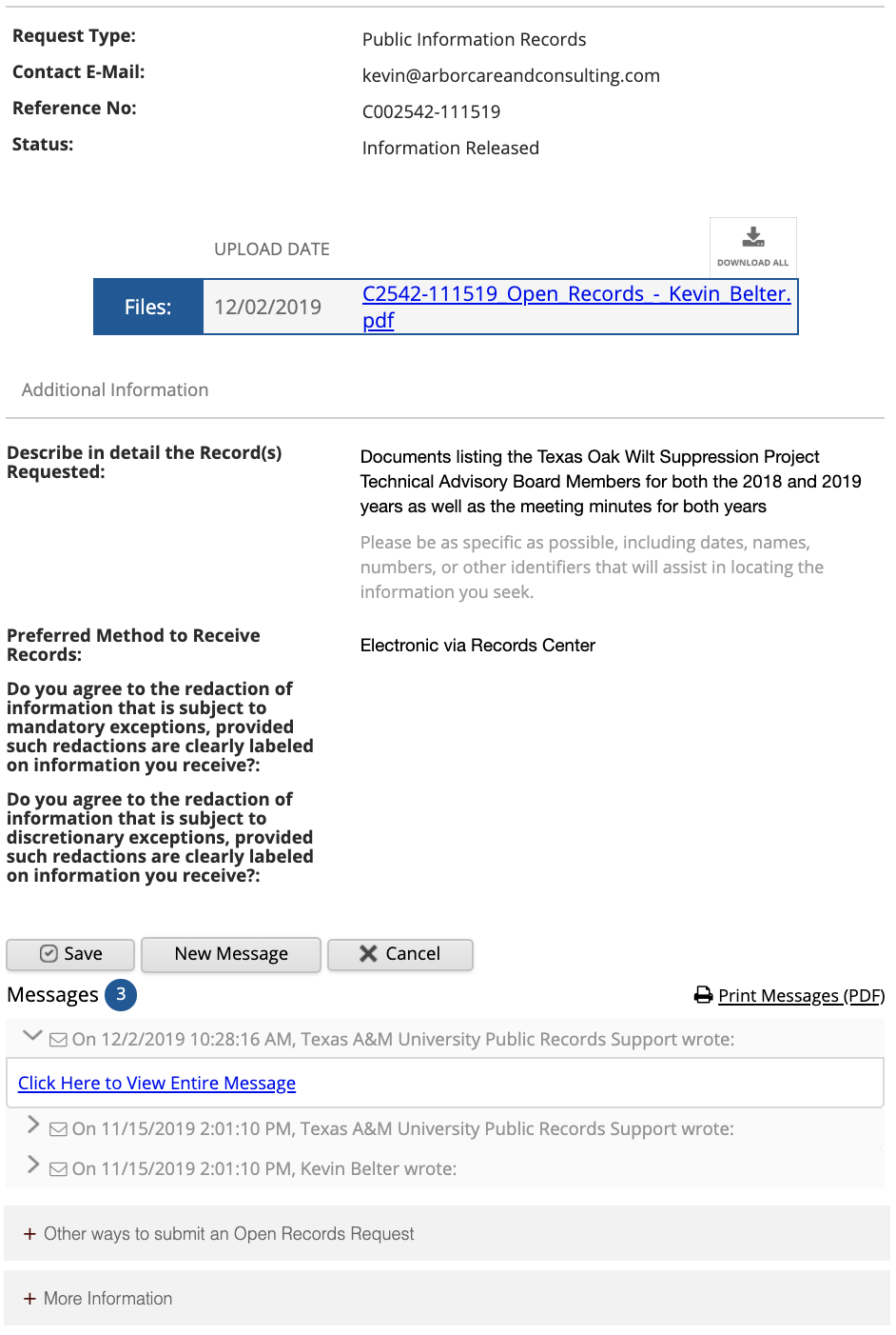 Public Information Act Oak Wilt Image 11