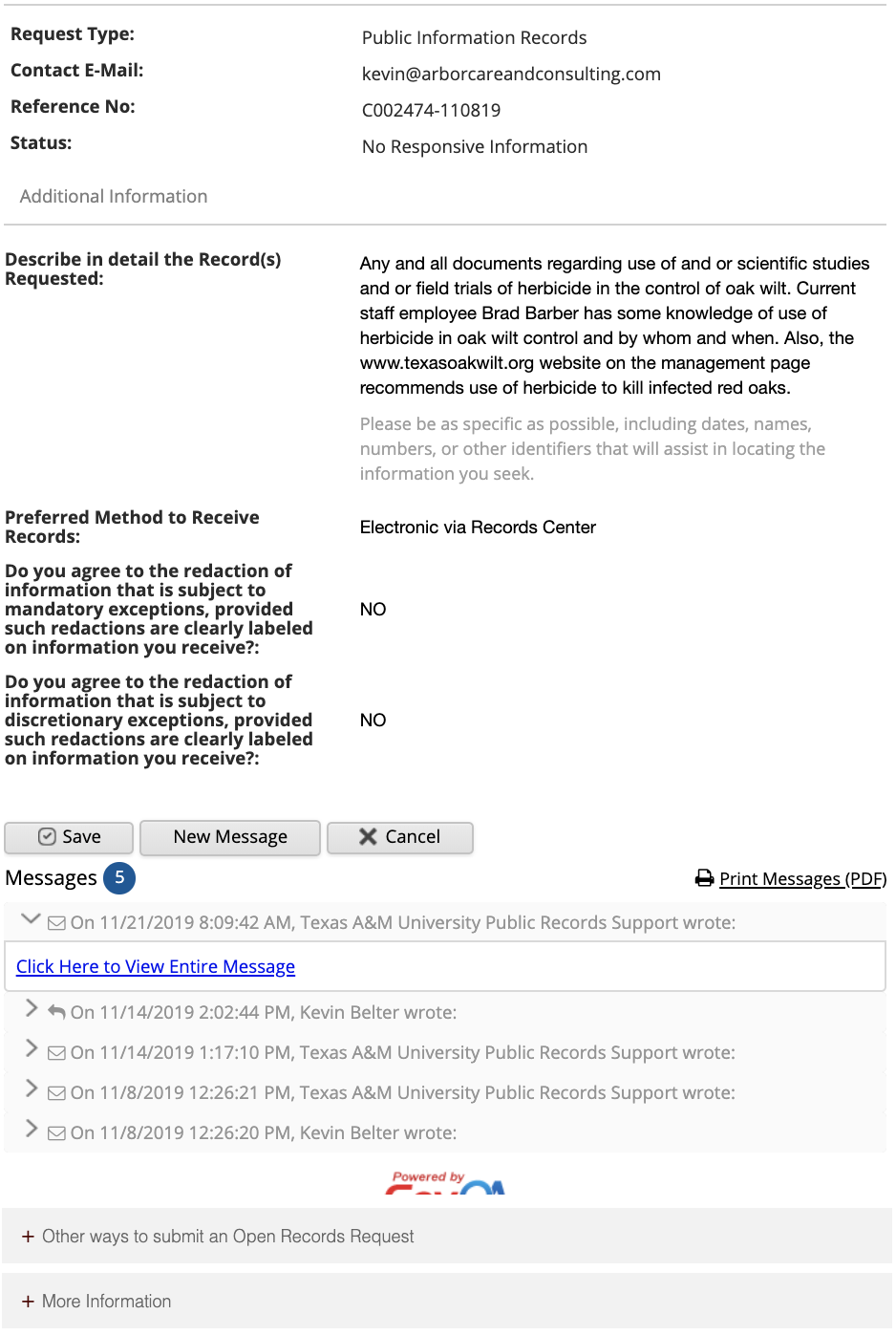 Public Information Act Oak Wilt Image 8