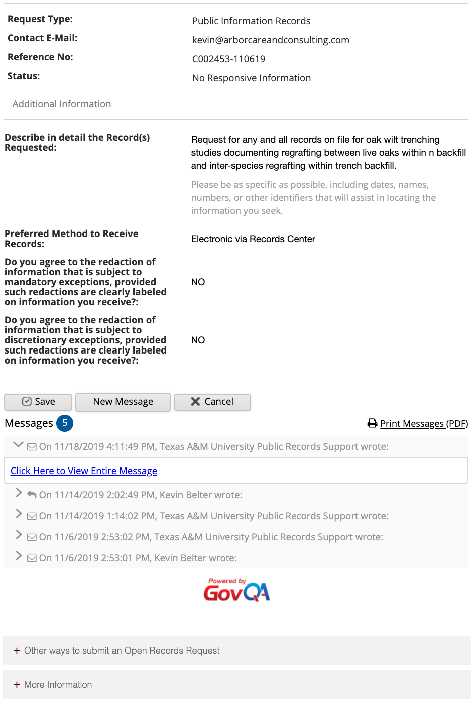 Public Information Act Oak Wilt Image 6