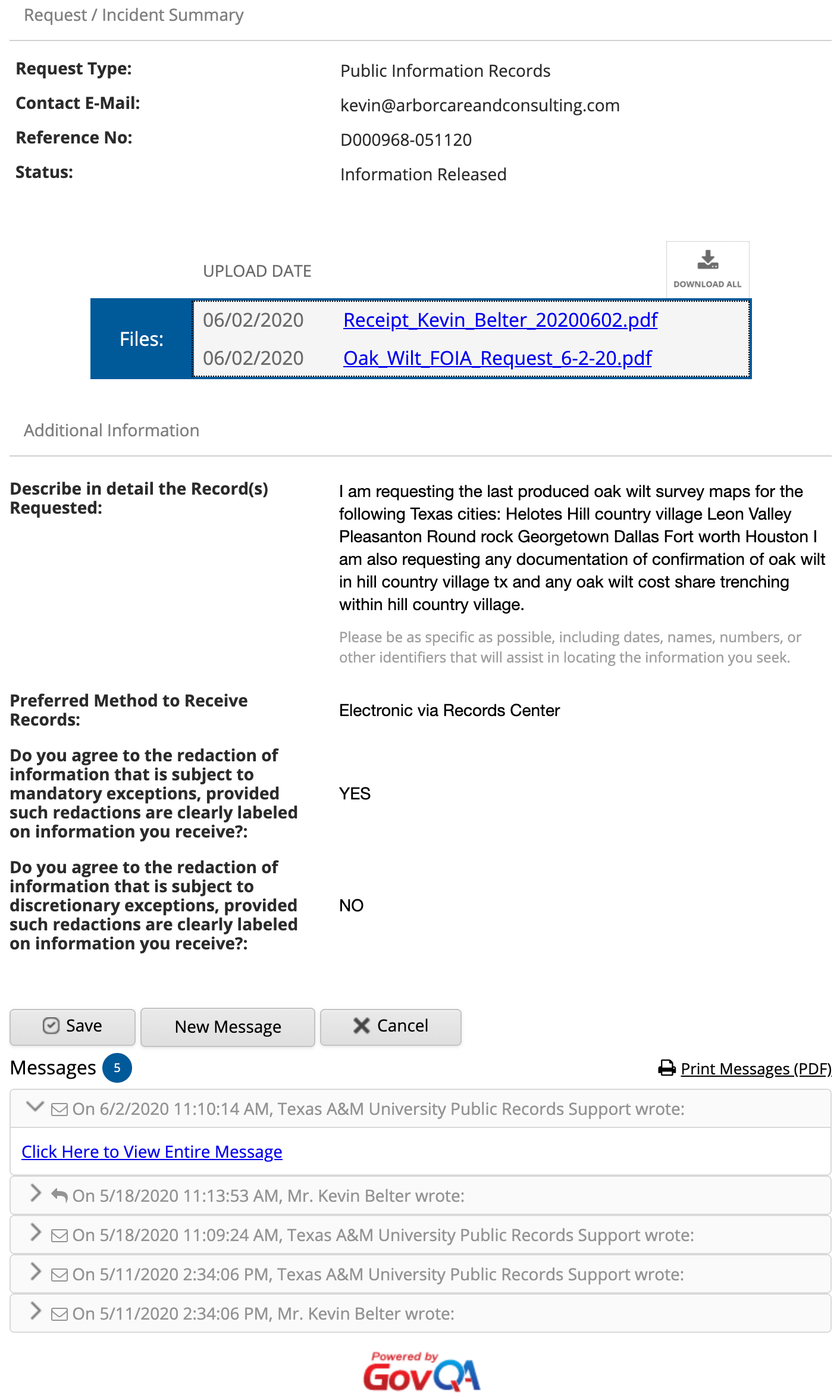 Public Information Act Oak Wilt Image 15