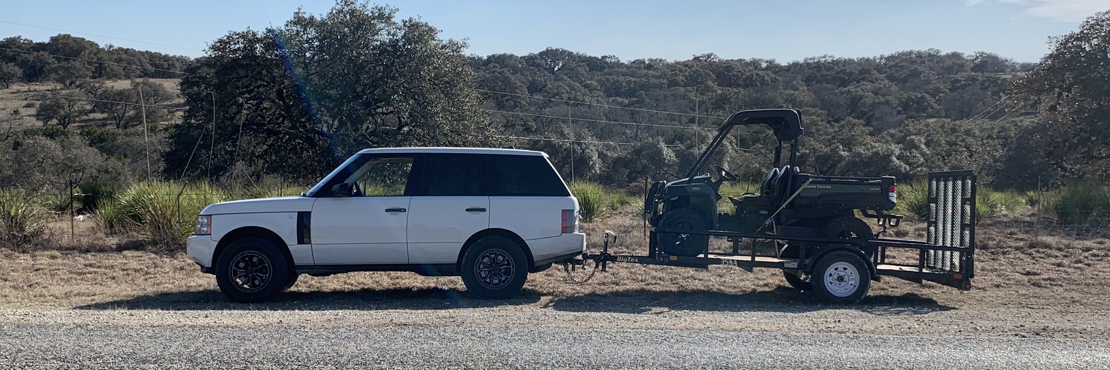 Image: Ranch-ready vehicles for treating oak wilt