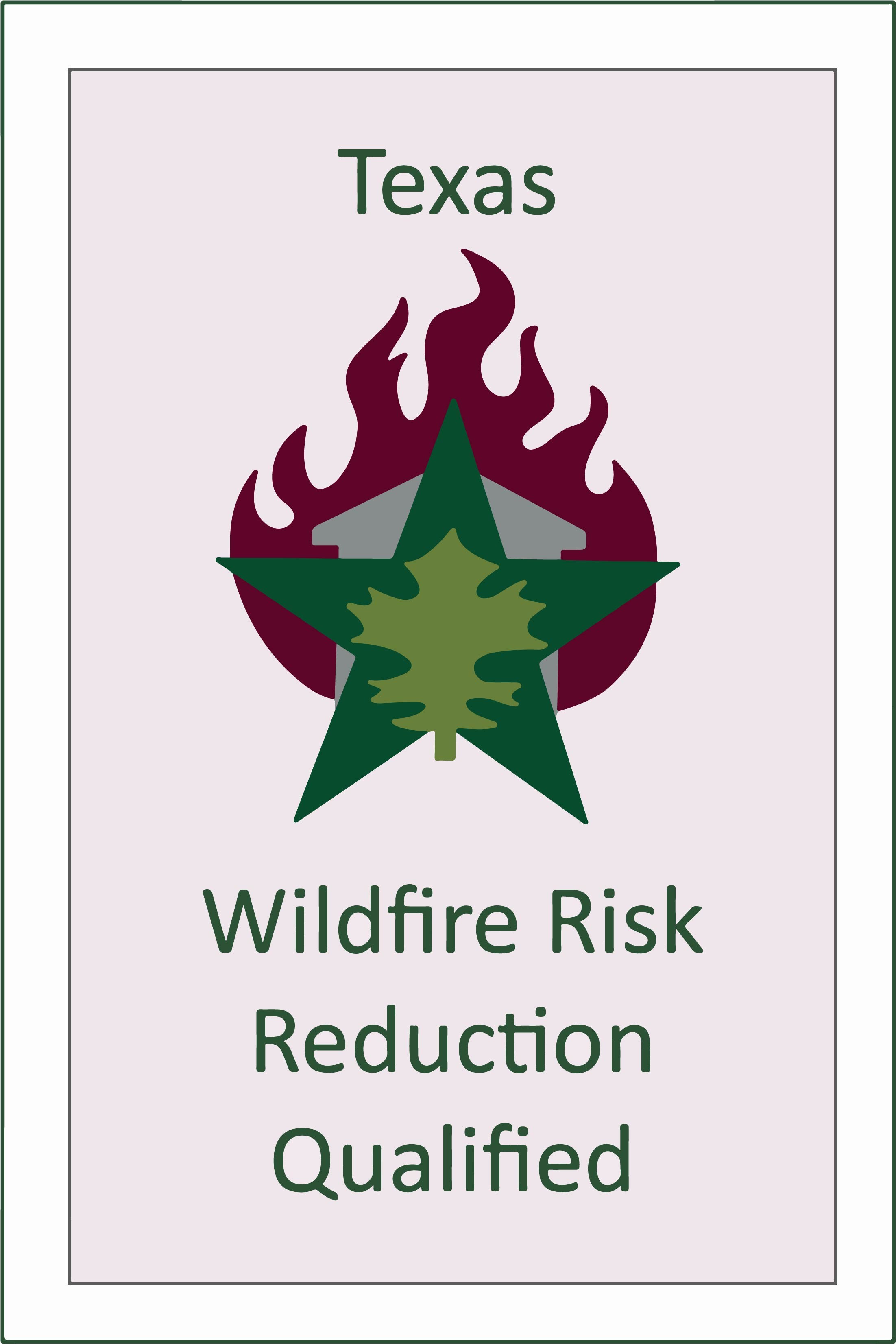 Wildfire risk and reduction qualified Logo